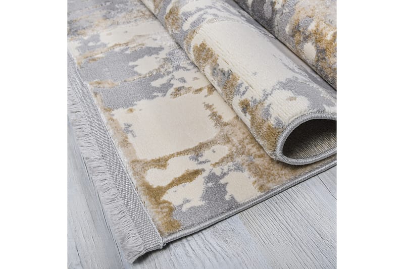 Gangmatte Naveena 80x150 cm Rektangulær - Grå/Beige/Creme - Tekstiler & tepper - Teppe & matte - Moderne matte - Friezematte