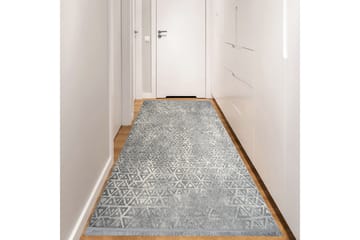 Gangmatte Naveena 80x500 cm Rektangulær - Grå/Creme - Tekstiler & tepper - Teppe & matte - Moderne matte - Gangmatter