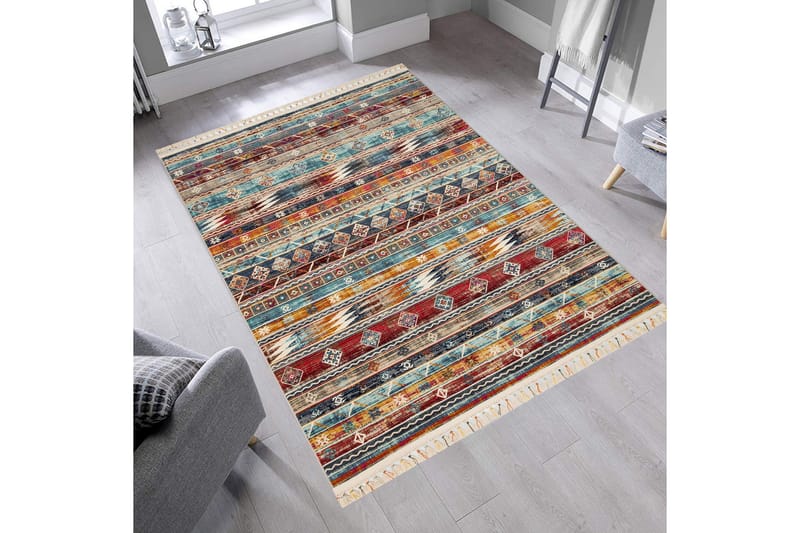 Gangmatte Noriko 80x150 cm Rektangulær - Flerfarget - Tekstiler & tepper - Teppe & matte - Moderne matte - Friezematte