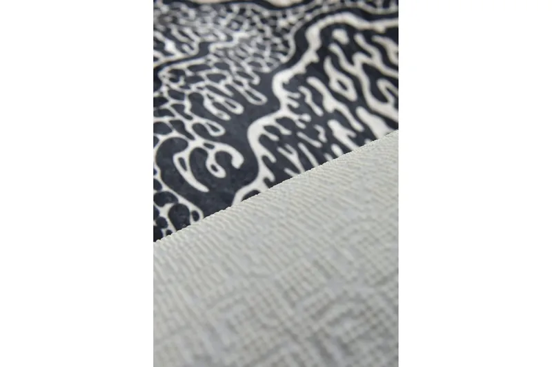 Hall Matte Anna - Svart (80 x 300) - Svart / Fløyel - Tekstiler & tepper - Teppe & matte - Moderne matte - Gangmatter