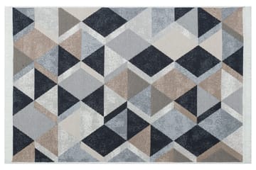 Hall Matte AR 10 - Beige, Svart - Beige/Svart/Hvit/Bomull - Tekstiler & tepper - Teppe & matte - Moderne matte - Gangmatter