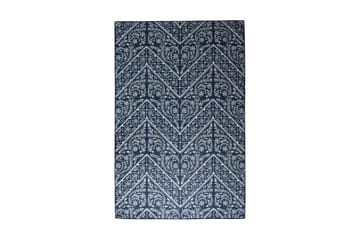 Hall Matte Maggie - Cobalt (80 x 300) - Flerfarget/Fløyel - Tekstiler & tepper - Teppe & matte - Moderne matte - Gangmatter