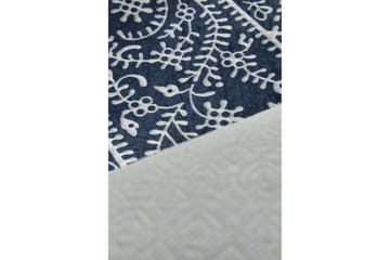 Hall Matte Maggie - Cobalt (80 x 300) - Flerfarget/Fløyel - Tekstiler & tepper - Teppe & matte - Moderne matte - Gangmatter