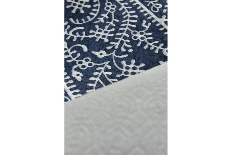 Hall Matte Maggie - Cobalt (80 x 300) - Flerfarget/Fløyel - Tekstiler & tepper - Teppe & matte - Moderne matte - Gangmatter
