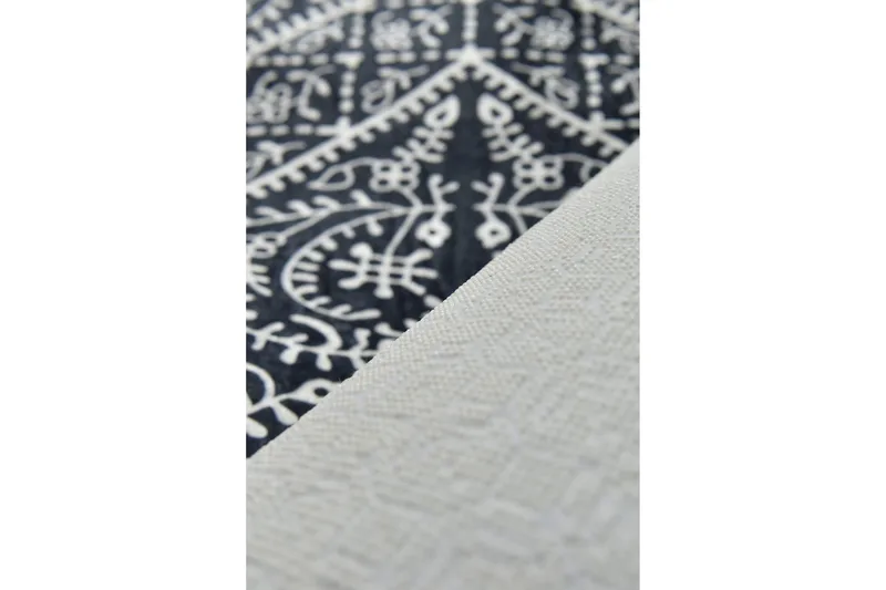 Hall Matte Maggie - Svart (80 x 300) - Svart / Fløyel - Tekstiler & tepper - Teppe & matte - Moderne matte - Gangmatter