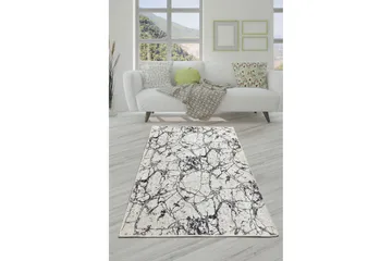 Hall Matte Marmor - Hvit - Hvit/Fløyel - Tekstiler & tepper - Teppe & matte - Moderne matte - Gangmatter