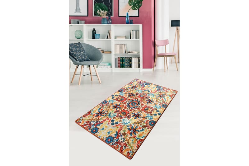 Hall Matte Mood (100 x 300) - Flerfarget/Fløyel - Tekstiler & tepper - Teppe & matte - Moderne matte - Gangmatter