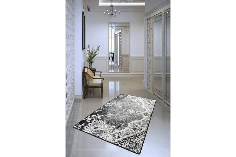 Hall Matte Raylee (100 x 300) - Flerfarget/Fløyel - Tekstiler & tepper - Teppe & matte - Moderne matte - Gangmatter