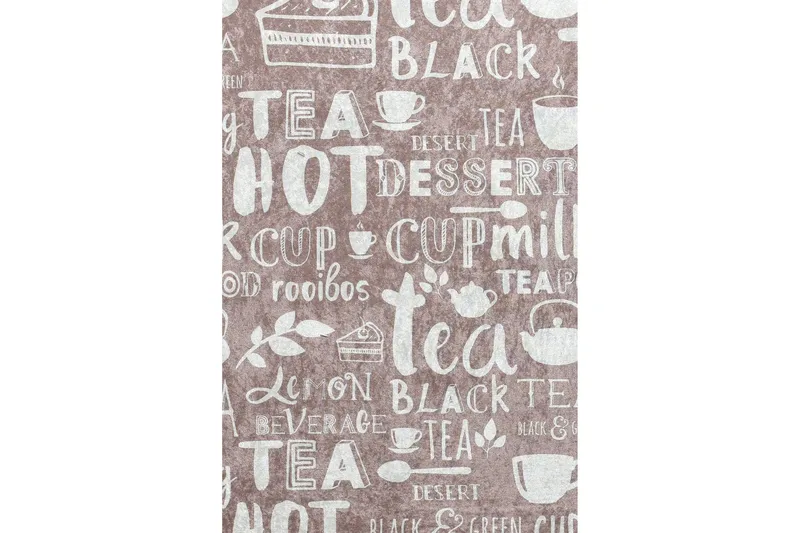 Hall Matte Varmte Te - Beige - Beige/Hvit/Fløyel - Tekstiler & tepper - Teppe & matte - Moderne matte - Gangmatter