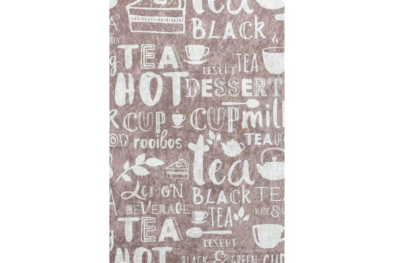 Hall Matte Varmte Te - Beige - Beige/Hvit/Fløyel - Tekstiler & tepper - Teppe & matte - Moderne matte - Gangmatter