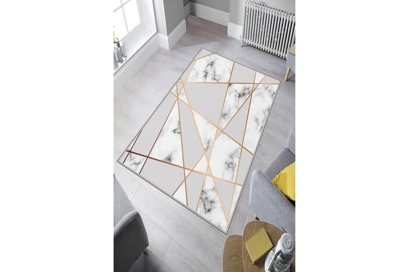 Inngangsmatte Narinsah 100x300 cm - Flerfarget - Tekstiler & tepper - Teppe & matte - Moderne matte - Gangmatter