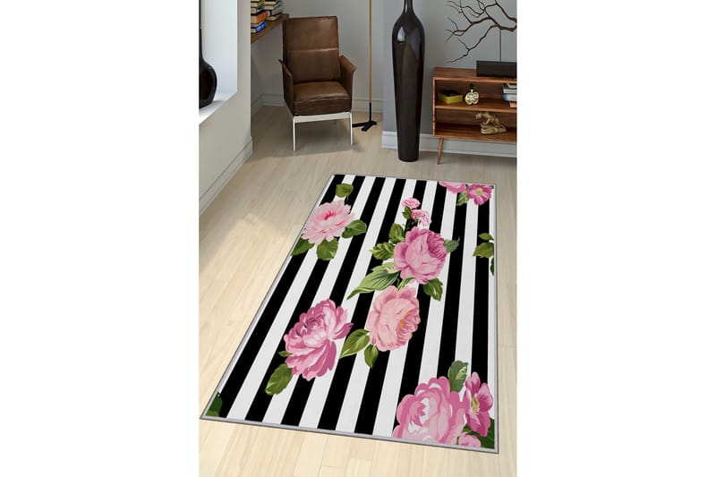 Inngangsmatte Narinsah 100x300 cm - Flerfarget - Tekstiler & tepper - Teppe & matte - Moderne matte - Gangmatter