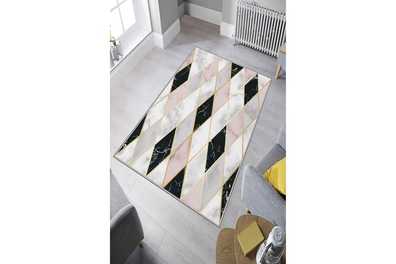 Inngangsmatte Narinsah 100x300 cm - Flerfarget - Tekstiler & tepper - Teppe & matte - Moderne matte - Gangmatter