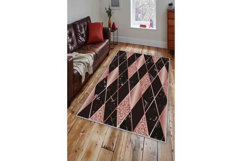 Inngangsmatte Narinsah 100x300 cm - Flerfarget - Tekstiler & tepper - Teppe & matte - Moderne matte - Gangmatter