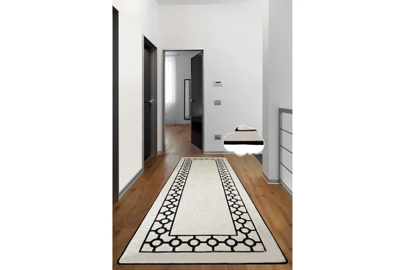 Jatan Gangmatte 80x200 cm Rektangulær, Ecru