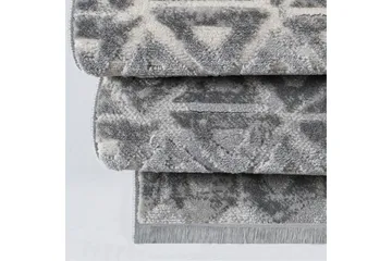 Naveena Gangmatte 100x450 cm Rektangulær - Grå/Krem - Tekstiler & tepper - Teppe & matte - Moderne matte - Gangmatter