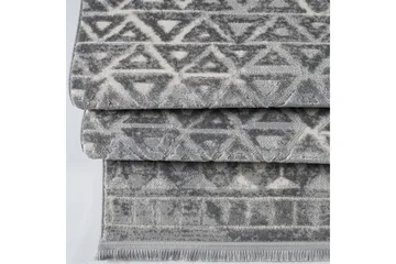 Naveena Gangmatte 100x450 cm Rektangulær - Grå/Krem - Tekstiler & tepper - Teppe & matte - Moderne matte - Gangmatter