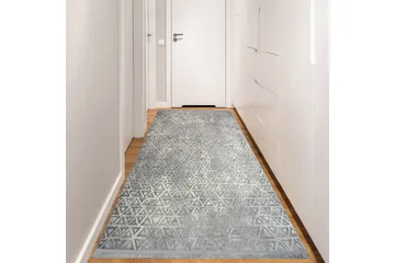 Naveena Gangmatte 100x450 cm Rektangulær - Grå/Krem - Tekstiler & tepper - Teppe & matte - Moderne matte - Gangmatter