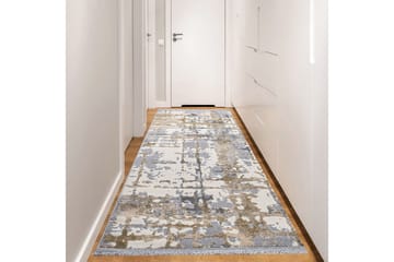 Naveena Gangmatte 120x450 cm Rektangulær - Grå/Beige/Krem - Tekstiler & tepper - Teppe & matte - Moderne matte - Gangmatter