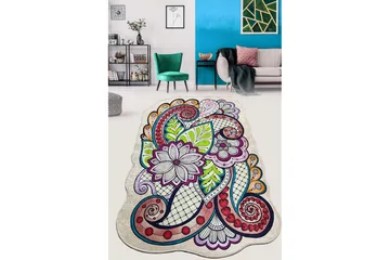 Nibo Gangmatte 80x100 cm Rektangulær - Flerfarget - Tekstiler & tepper - Teppe & matte - Moderne matte - Gangmatter