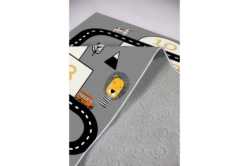 Noojo Gangmatte 100x150 cm Rektangulær - Grå - Tekstiler & tepper - Teppe & matte - Moderne matte - Gangmatter