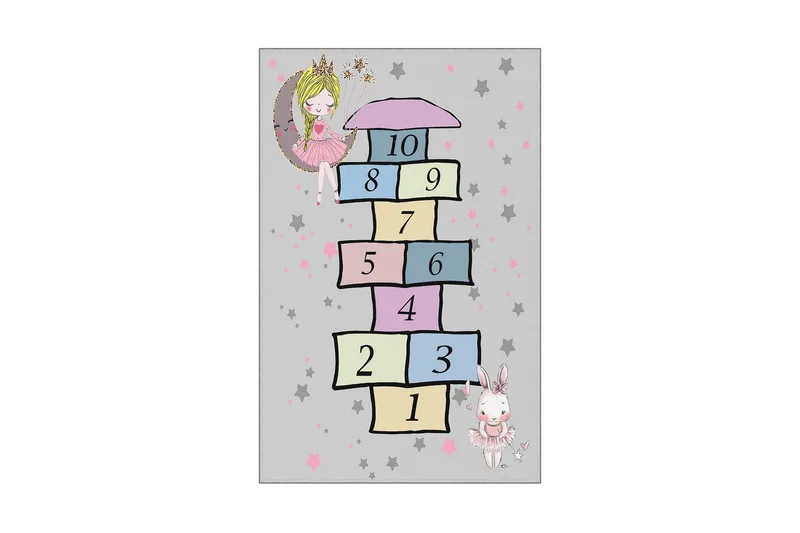 Nooralha Gangmatte 100x150 cm Rektangulær - Flerfarget - Tekstiler & tepper - Teppe & matte - Moderne matte - Gangmatter