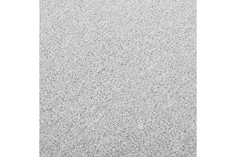 Teppeløper lysegrå 80x300 cm - Grå - Gangmatter