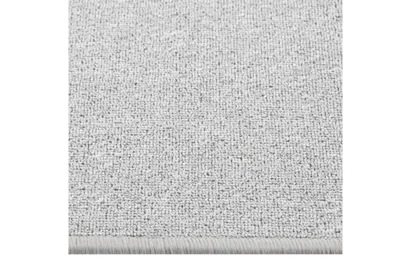 Teppeløper lysegrå 80x300 cm - Grå - Gangmatter
