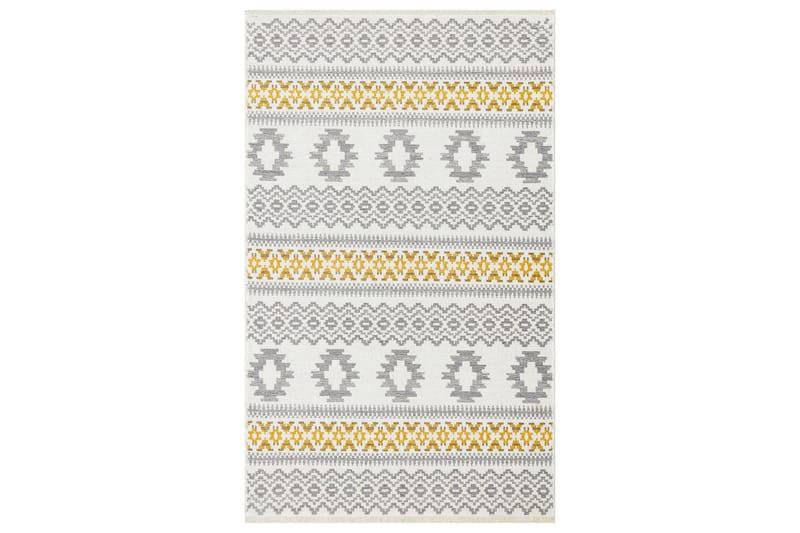 Wiltonteppe Paevesh 115x180 cm Rektangulær - Grå/Gul - Tekstiler & tepper - Teppe & matte - Moderne matte - Friezematte