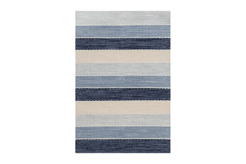 Garnteppe Båstad, 140x200 cm, Blå