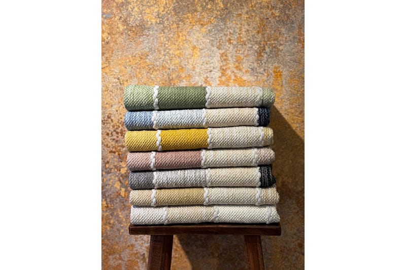 Garnteppe Båstad - 140x200 cm, Blå - Tekstiler & tepper - Teppe & matte - Moderne matte - Bomullsmatter