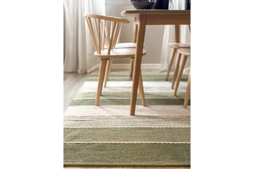 Garnteppe Båstad - 140x200 cm, Grønn - Tekstiler & tepper - Teppe & matte - Moderne matte - Bomullsmatter