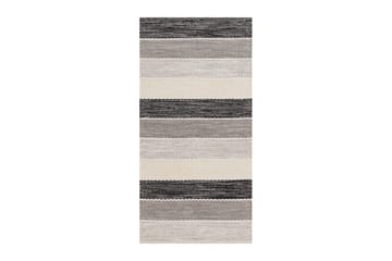 Garnteppe Båstad - 140x200 cm, Svart - Tekstiler & tepper - Teppe & matte - Moderne matte - Bomullsmatter