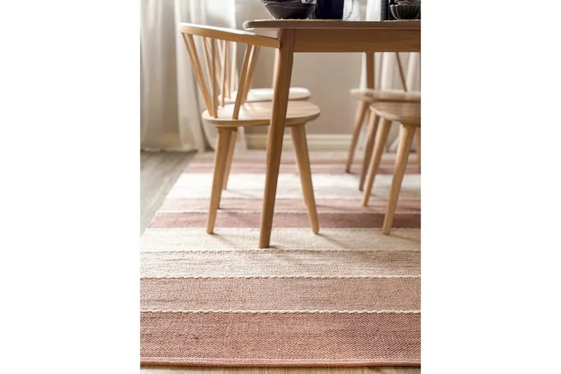 Garnteppe Båstad - 160x230 cm, Gammelrosa - Tekstiler & tepper - Teppe & matte - Moderne matte - Bomullsmatter