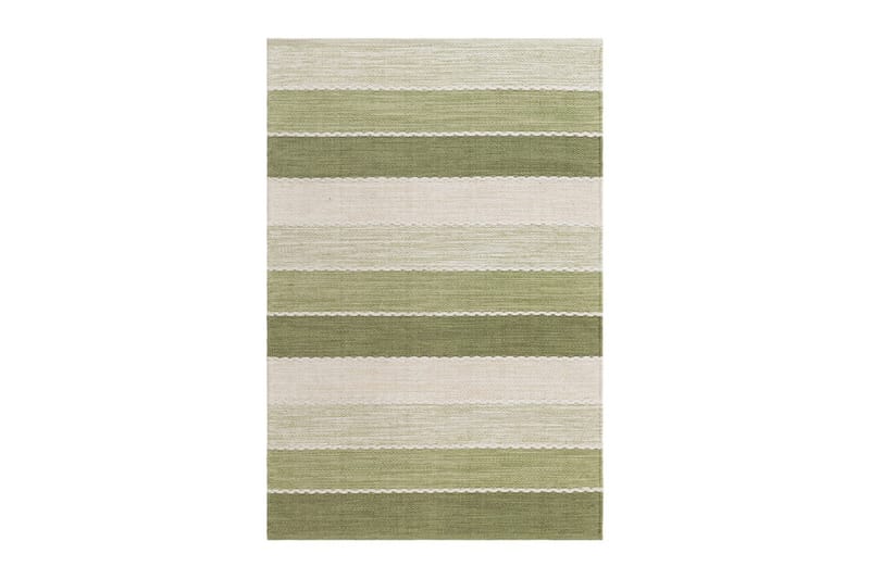 Garnteppe Båstad - 160x230 cm, Grønn - Tekstiler & tepper - Teppe & matte - Moderne matte - Bomullsmatter