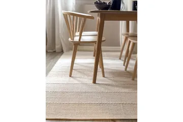 Garnteppe Båstad - 160x230 cm, Krem - Tekstiler & tepper - Teppe & matte - Moderne matte - Bomullsmatter