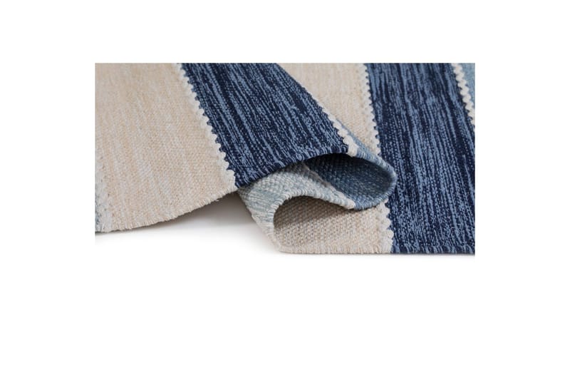 Garnteppe Båstad - 75x150 cm, Blå - Tekstiler & tepper - Teppe & matte - Moderne matte - Bomullsmatter