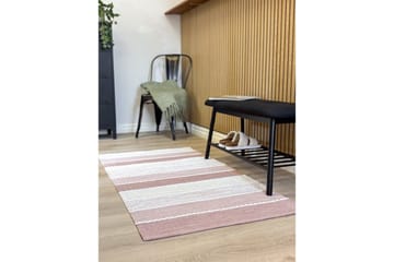 Garnteppe Båstad - 75x280 cm, Gammelrosa - Tekstiler & tepper - Teppe & matte - Moderne matte - Bomullsmatter