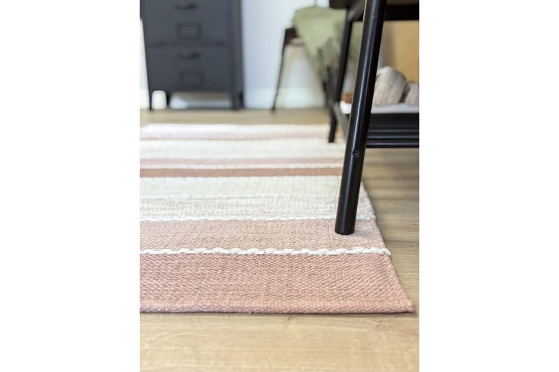 Garnteppe Båstad - 75x280 cm, Gammelrosa - Tekstiler & tepper - Teppe & matte - Moderne matte - Bomullsmatter