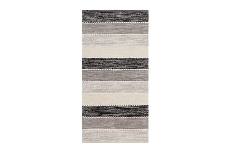 Garnteppe Båstad, 75x280 cm, Svart