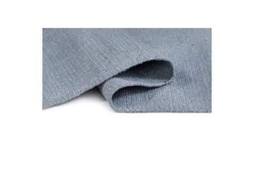 Garnteppe Line - 130x190 cm, Dueblå - Tekstiler & tepper - Teppe & matte - Moderne matte - Bomullsmatter