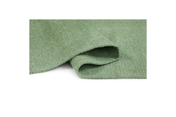 Garnteppe Line - 130x190 cm, Grønn - Tekstiler & tepper - Teppe & matte - Moderne matte - Bomullsmatter