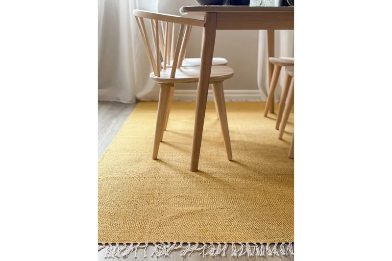 Garnteppe Line, 130x190 cm, Gul