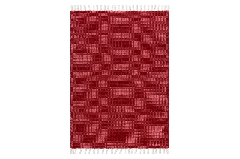 Garnteppe Line, 130x190 cm, Rød