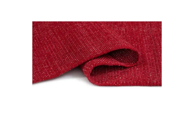 Garnteppe Line - 130x190 cm, Rød - Tekstiler & tepper - Teppe & matte - Moderne matte - Bomullsmatter