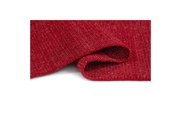 Garnteppe Line - 130x190 cm, Rød - Tekstiler & tepper - Teppe & matte - Moderne matte - Bomullsmatter