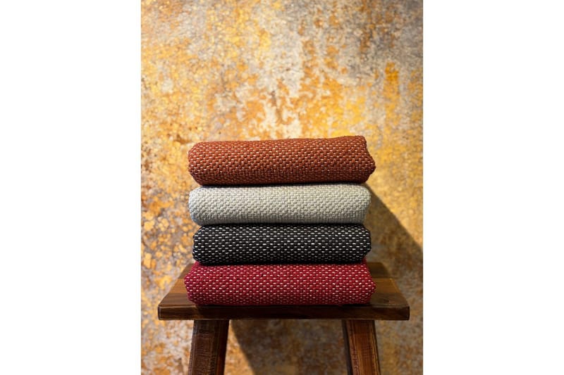 Garnteppe Line - 130x190 cm, Sjokolade - Tekstiler & tepper - Teppe & matte - Moderne matte - Bomullsmatter