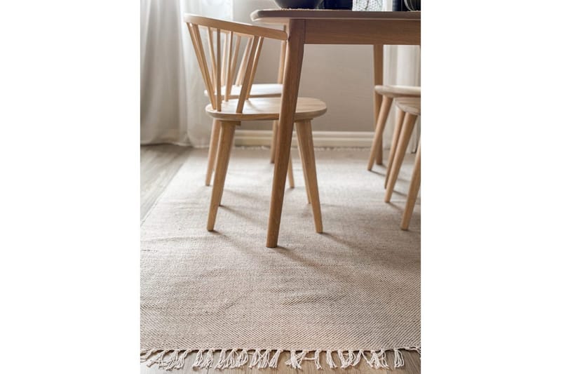 Garnteppe Line - 160x230 cm, Greige - Tekstiler & tepper - Teppe & matte - Moderne matte - Bomullsmatter