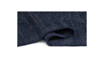 Garnteppe Line - 160x230 cm, Marineblå - Tekstiler & tepper - Teppe & matte - Moderne matte - Bomullsmatter