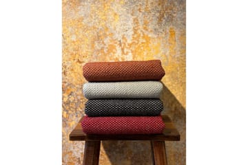 Garnteppe Line - 75x220 cm, Rød - Tekstiler & tepper - Teppe & matte - Moderne matte - Bomullsmatter